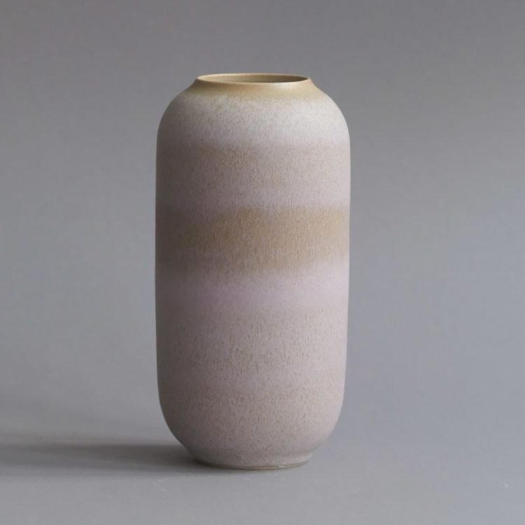 Keramik, Steingut, Vase, rose, handgefertigt, handgemacht